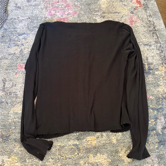 J crew pointelle crewneck knit cardigan - Picture 5 of 5